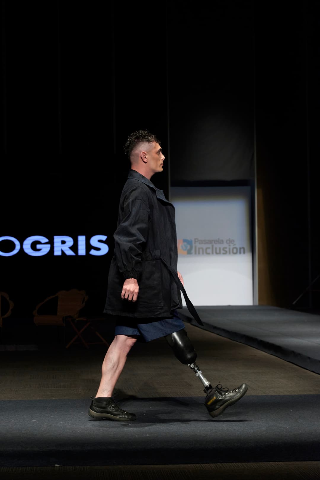 Close-up portrait of a model